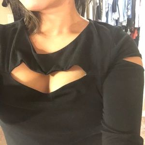 Black top great for office wear to night wear